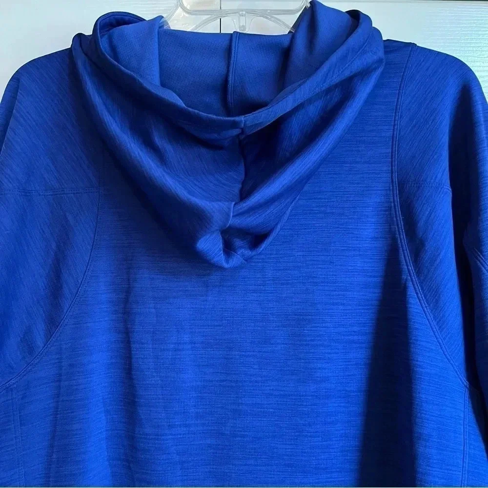 *RARE Nike Dri-Fit Glam Dunk Mid Layer Running top funnel hood women’s Small